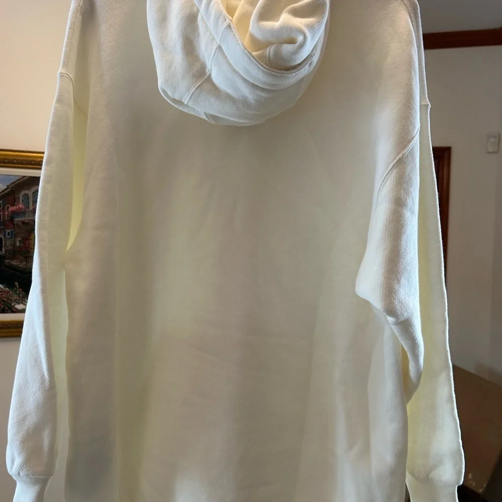 Men's Gucci interlocking G logo, oversized cotton hoodie size small fits large